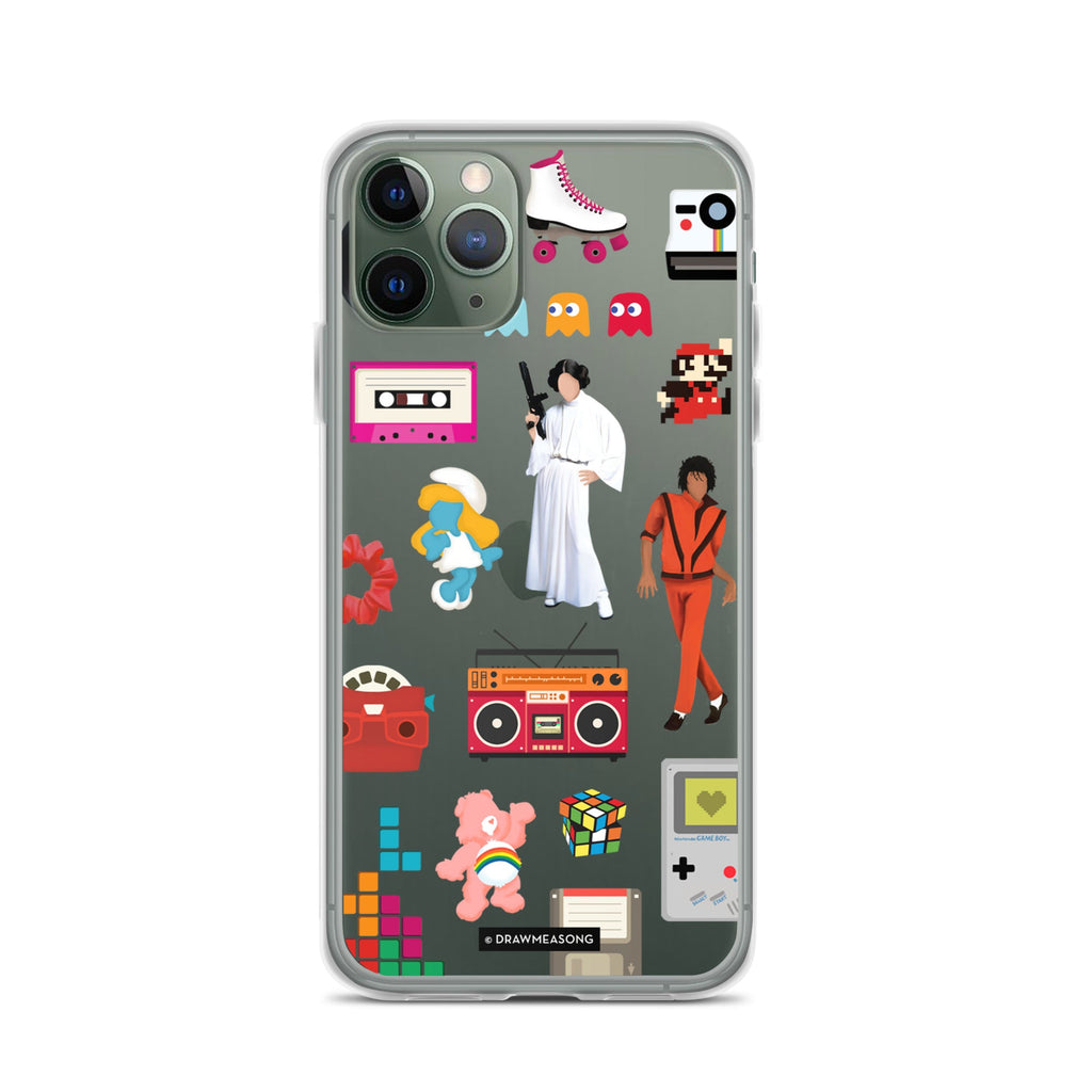 Acceptable in the 80s iPhone Case - Draw Me a Song