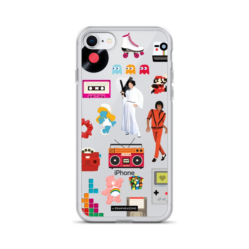 Acceptable in the 80s iPhone Case - Draw Me a Song