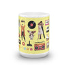 Acceptable in the 80's Mug (Yellow) - Draw Me a Song