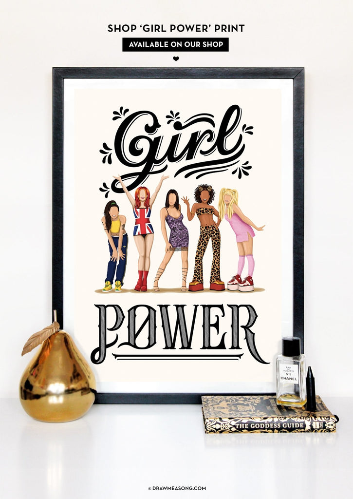Baby Spice Art Print - Draw Me a Song