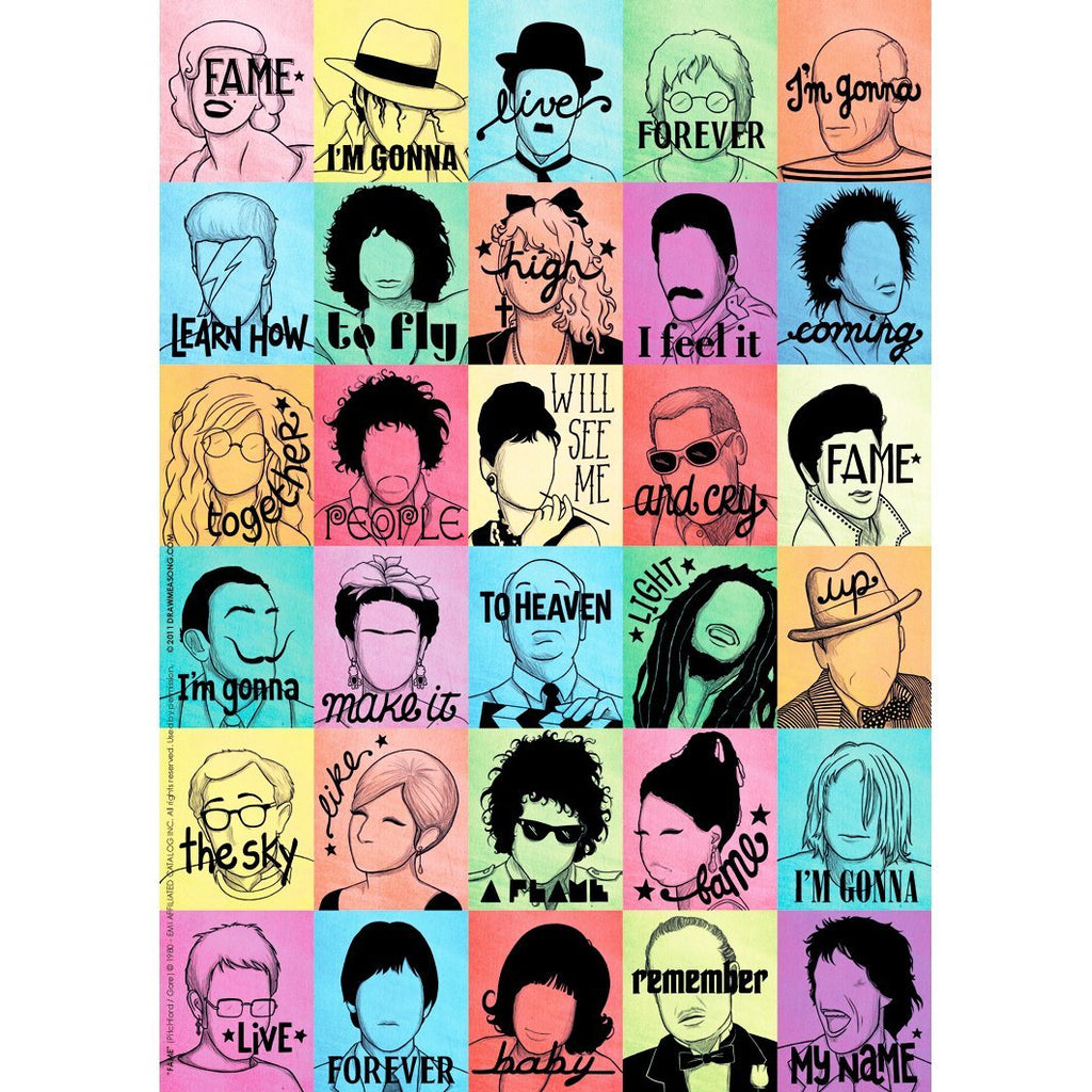 FRAMED Fame Art Print - Draw Me a Song