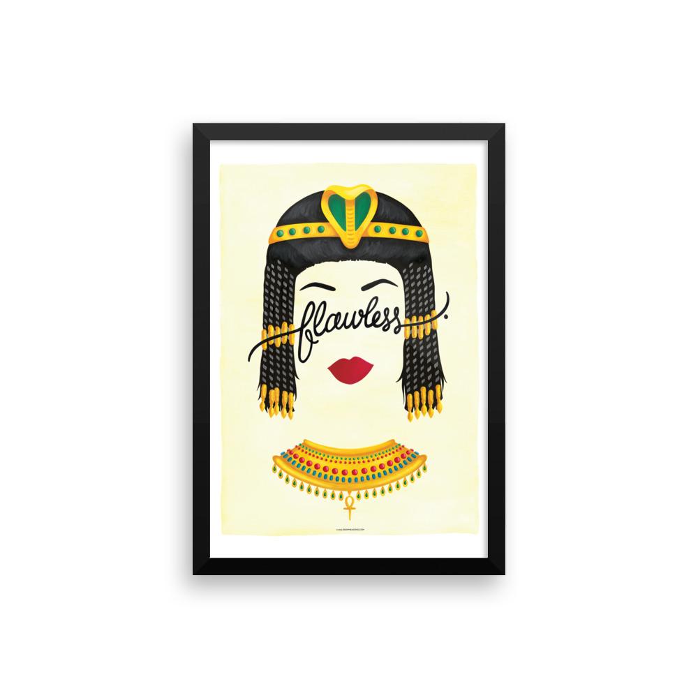 FRAMED Flawless Cleopatra Art Print - Draw Me a Song