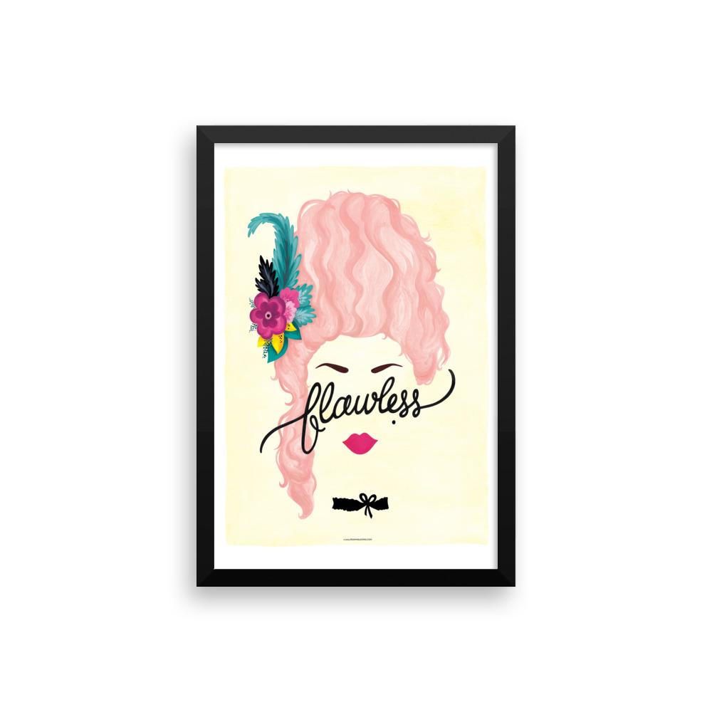 FRAMED Flawless Marie Antoinette Print - Draw Me a Song