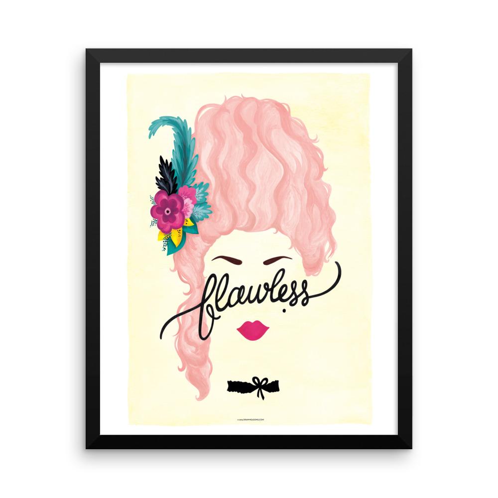 FRAMED Flawless Marie Antoinette Print - Draw Me a Song