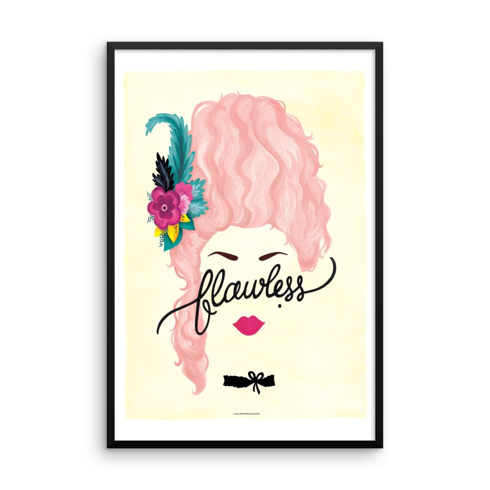 FRAMED Flawless Marie Antoinette Print - Draw Me a Song