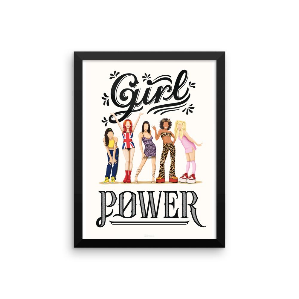 FRAMED Girl Power Art Print - Draw Me a Song