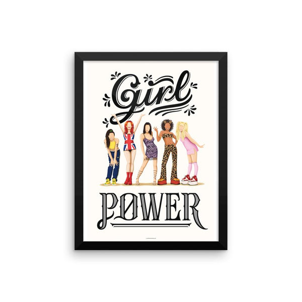 FRAMED Girl Power Art Print - Draw Me a Song