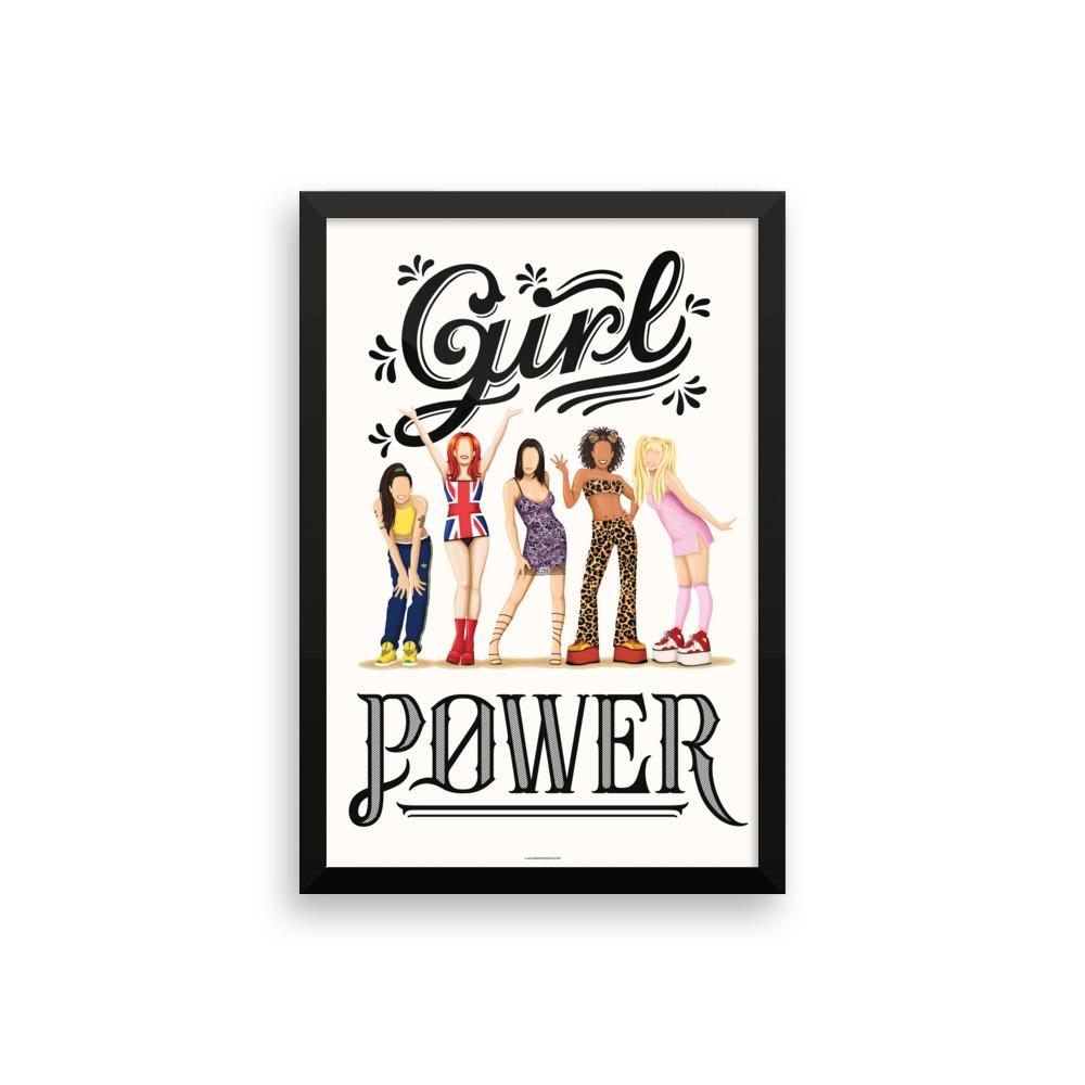 FRAMED Girl Power Art Print - Draw Me a Song