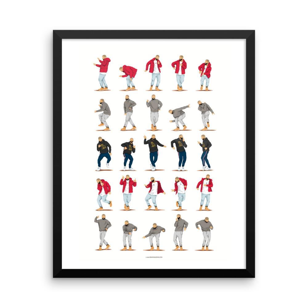 FRAMED Hotline Bling Print - Draw Me a Song