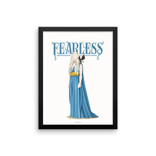FRAMED Khaleesi Fearless Poster - Draw Me a Song