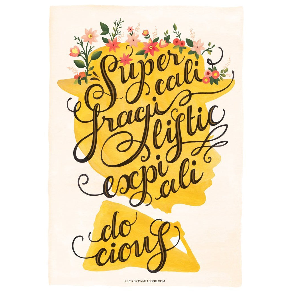 FRAMED Mary Poppins Art Print - Draw Me a Song