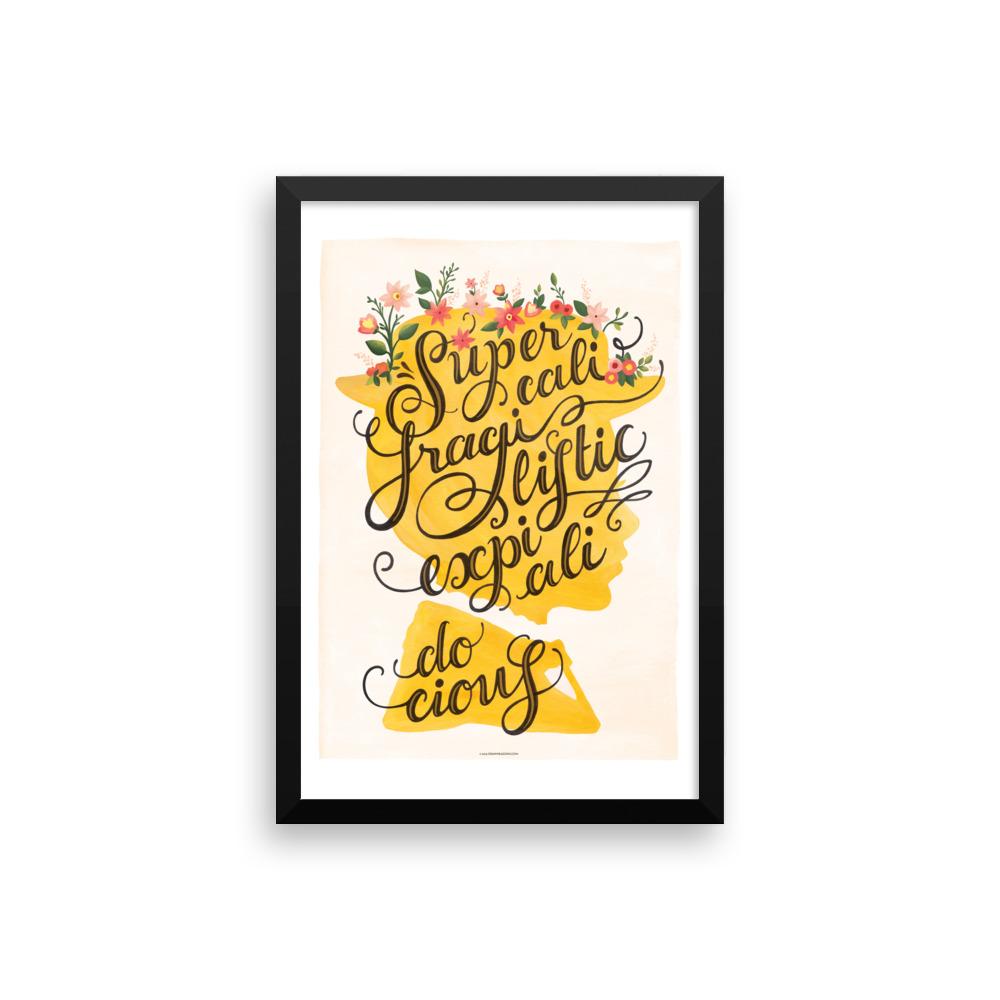 FRAMED Mary Poppins Art Print - Draw Me a Song