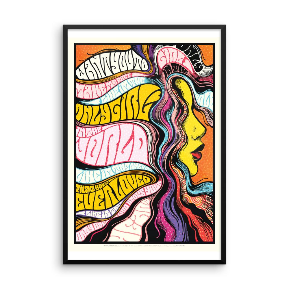 FRAMED Only Girl in The World Print - Draw Me a Song