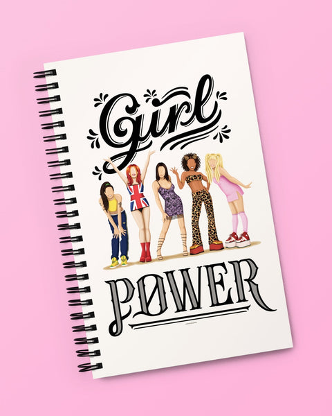 Girl Power Spice Girls Notebook - Draw Me a Song