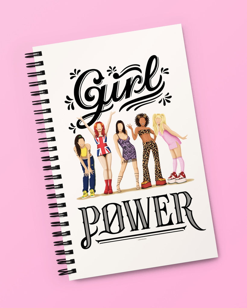 Girl Power Spice Girls Notebook - Draw Me a Song