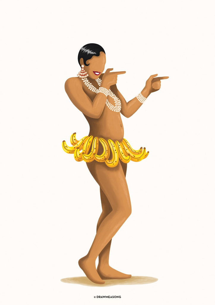 Josephine Baker Art Print - Draw Me a Song