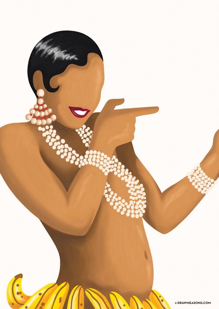 Josephine Baker Art Print - Draw Me a Song