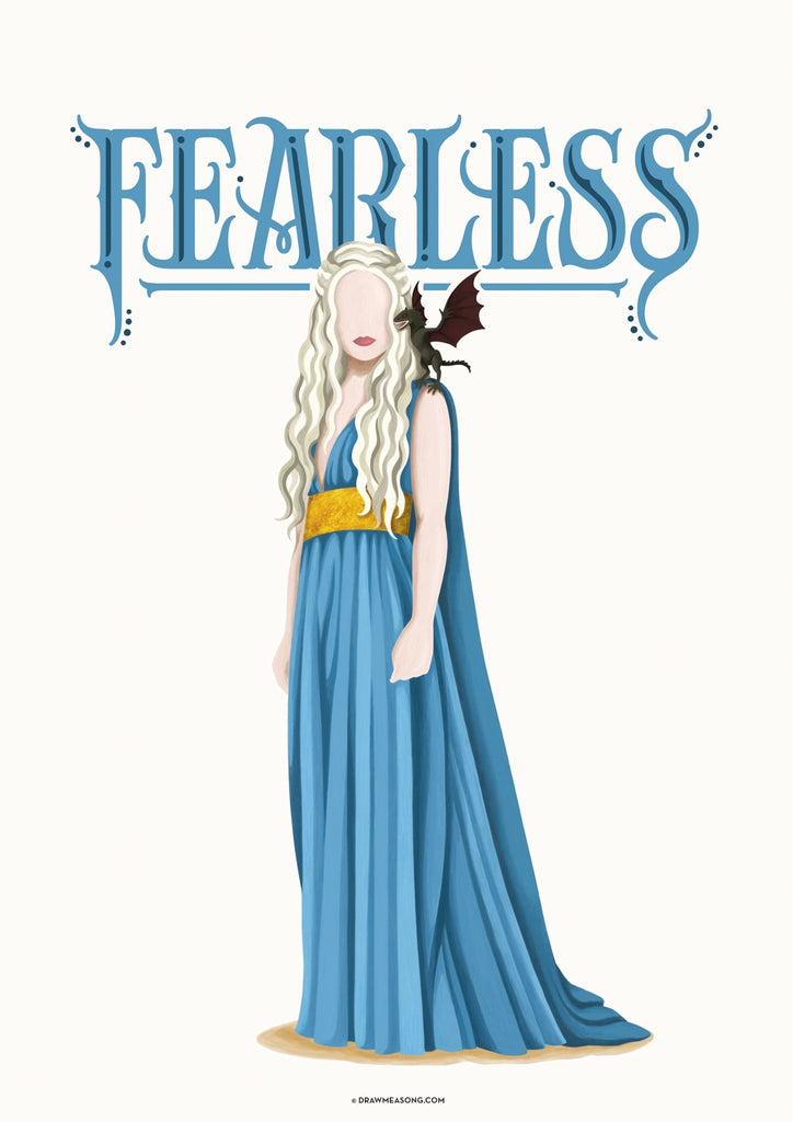 Khaleesi Art Print - Draw Me a Song