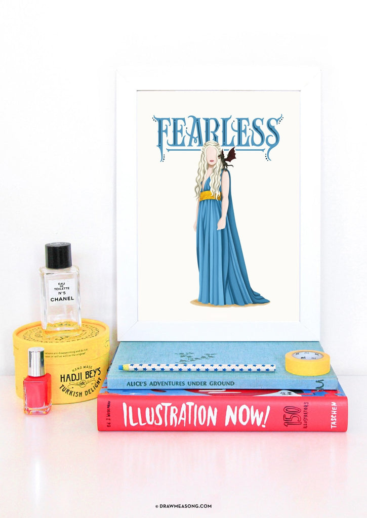 Khaleesi Art Print - Draw Me a Song