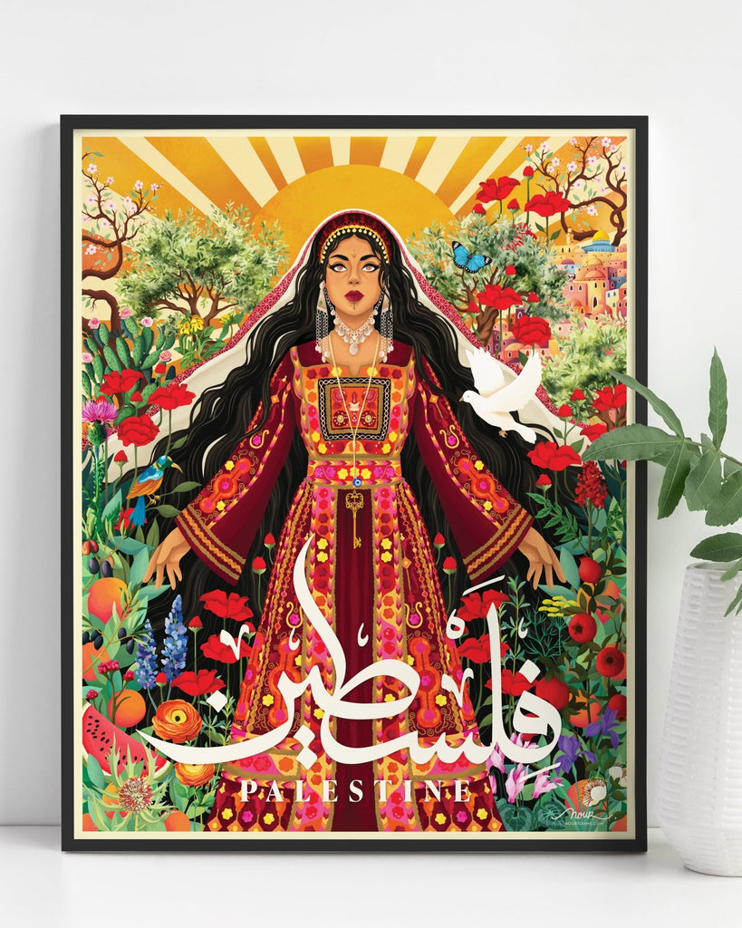 Lady of the Land Framed Art Print - Draw Me a Song