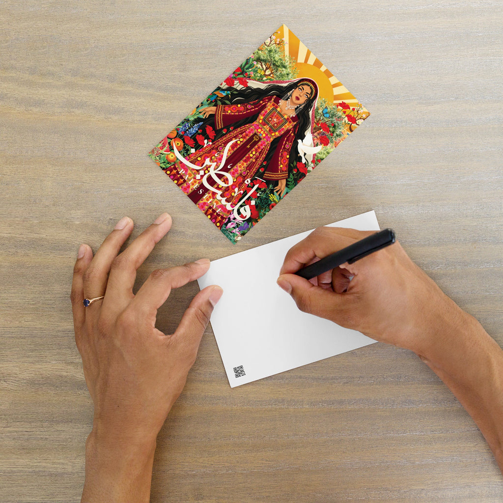 Lady of the Land Postcard - Draw Me a Song