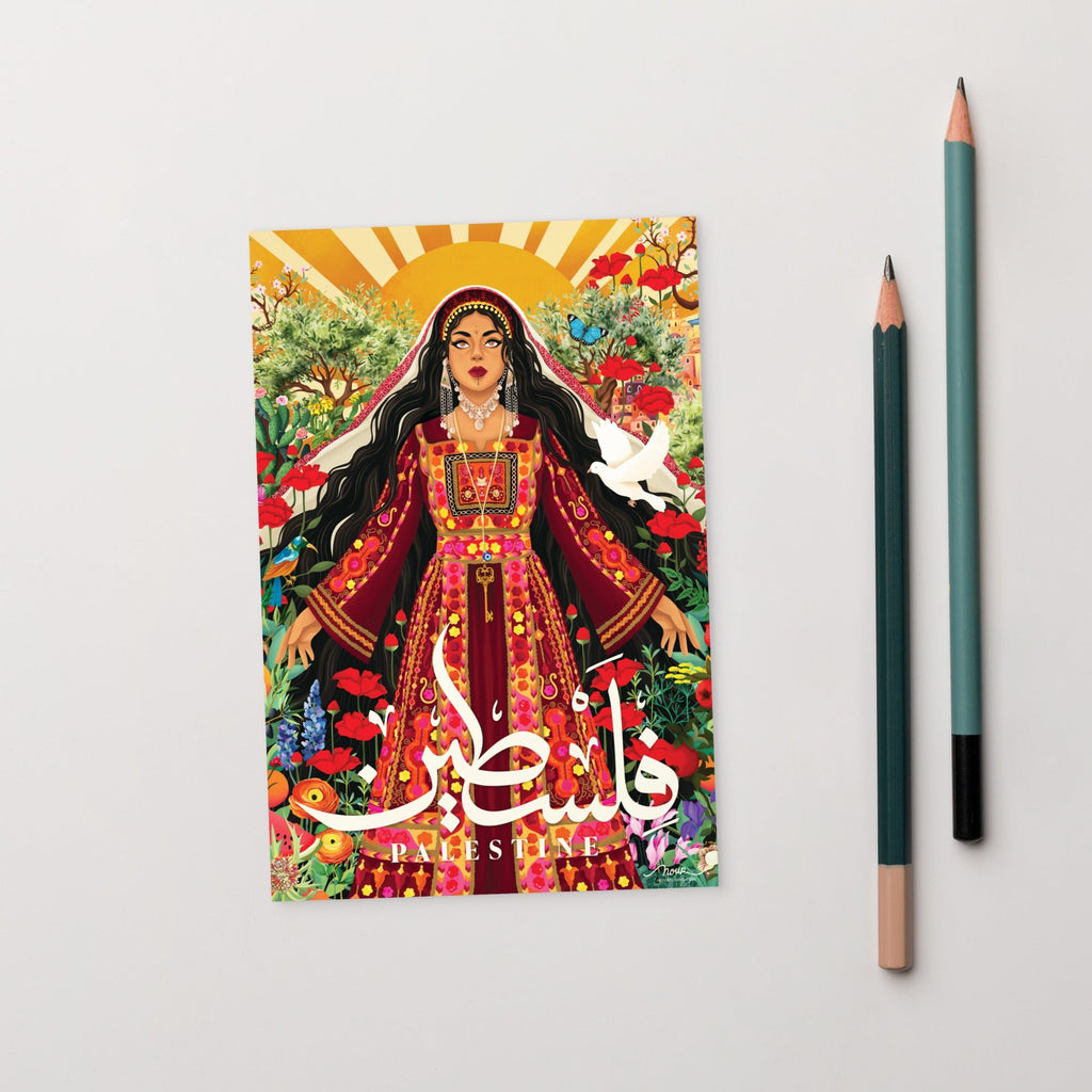 Lady of the Land Postcard - Draw Me a Song