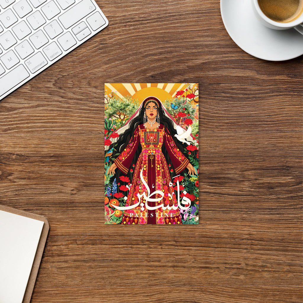 Lady of the Land Postcard - Draw Me a Song