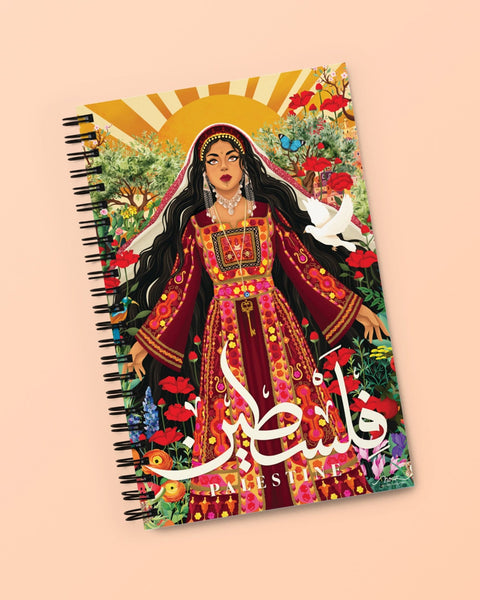 Lady of the Land Spiral Notebook - Draw Me a Song