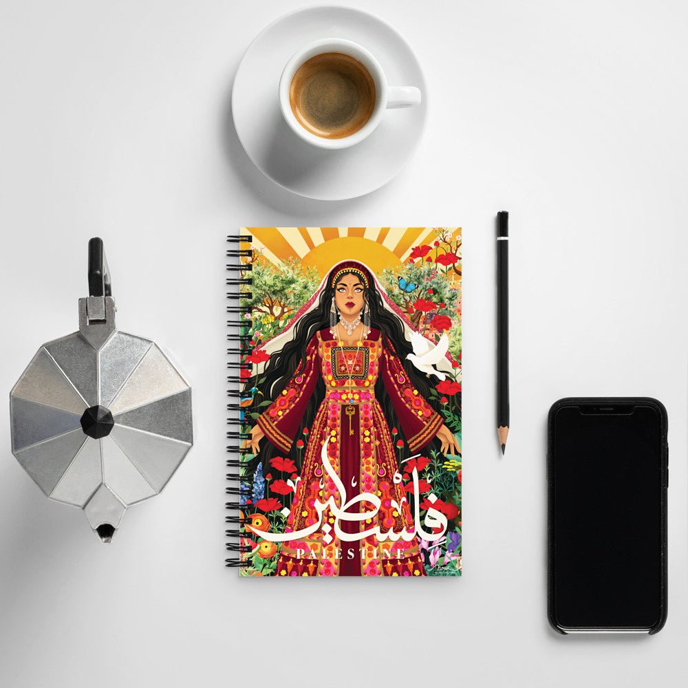 Lady of the Land Spiral Notebook - Draw Me a Song