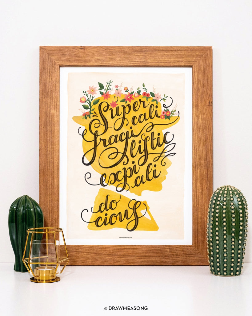 Mary Poppins Art Print - Draw Me a Song