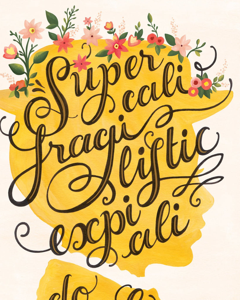 Mary Poppins Art Print - Draw Me a Song