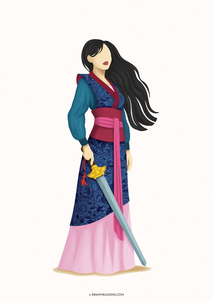 Mulan Art Print - Draw Me a Song