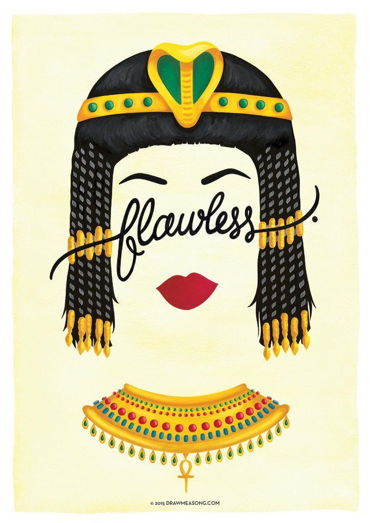 Set of 4 'Flawless' Prints - Draw Me a Song