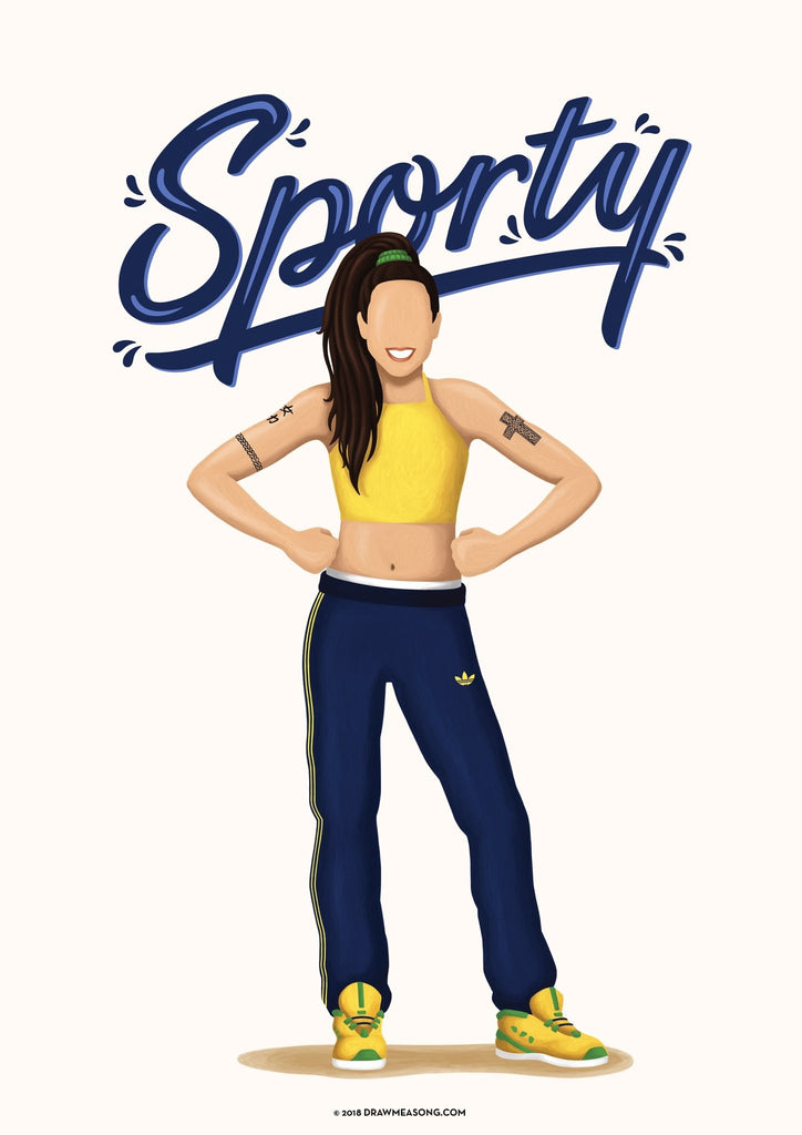 Set of 5 Spice Girls Prints - Draw Me a Song
