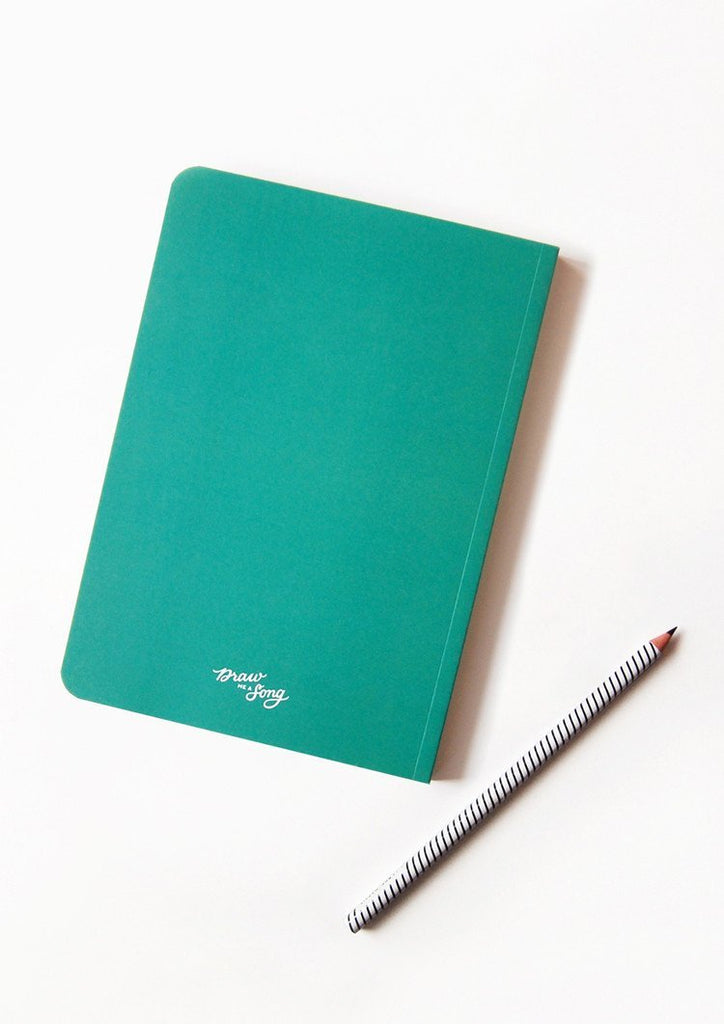 Surfboard Notebook - Draw Me a Song