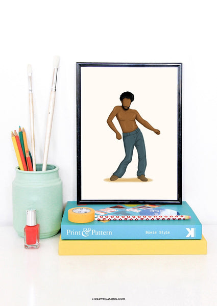 This is America Art Print - Draw Me a Song