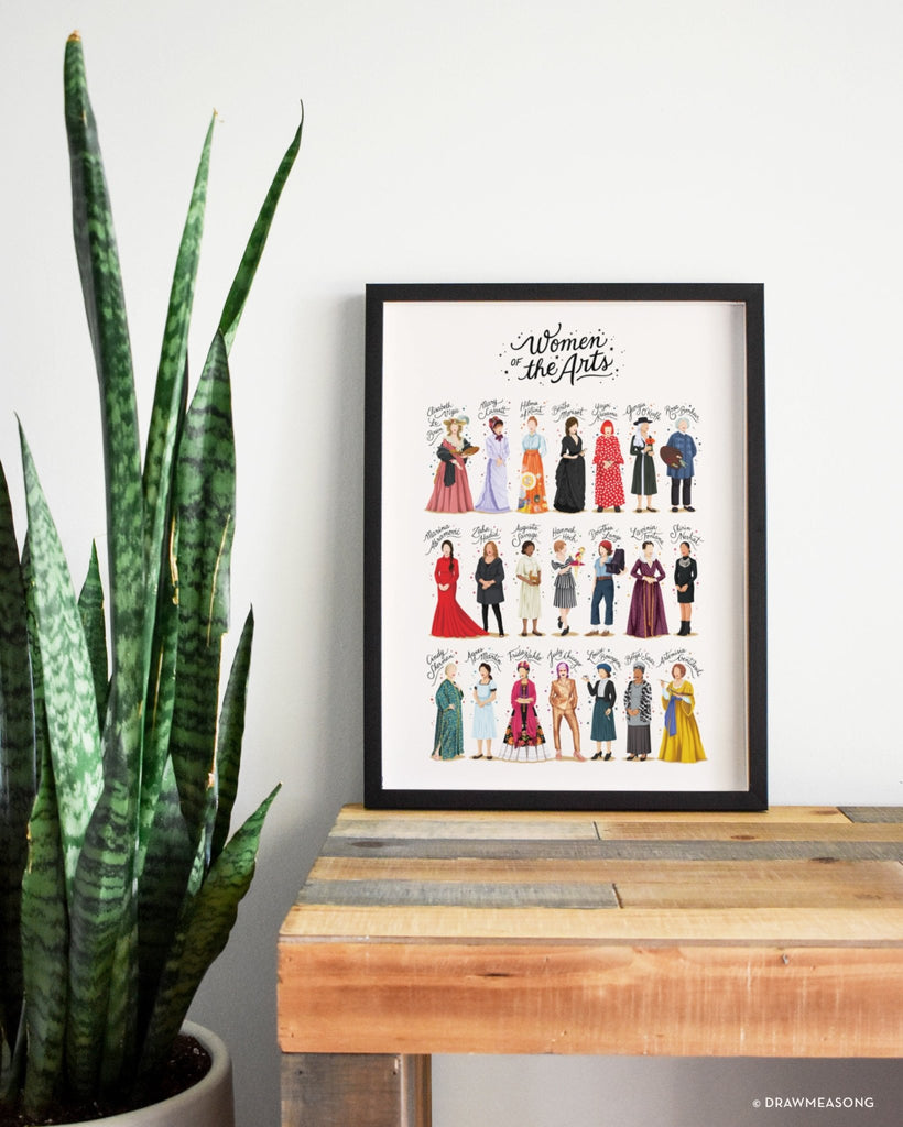 Women of the Arts Print - Draw Me a Song