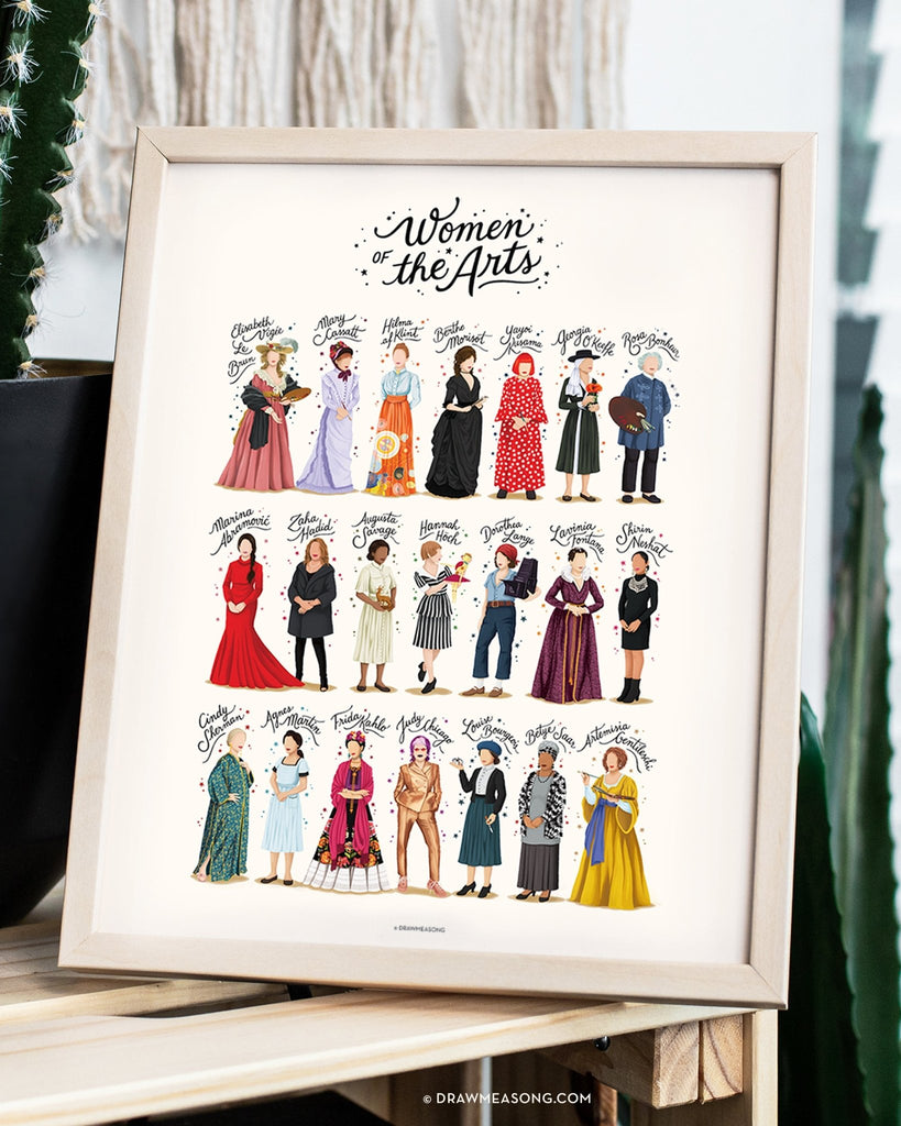 Women of the Arts Print - Draw Me a Song