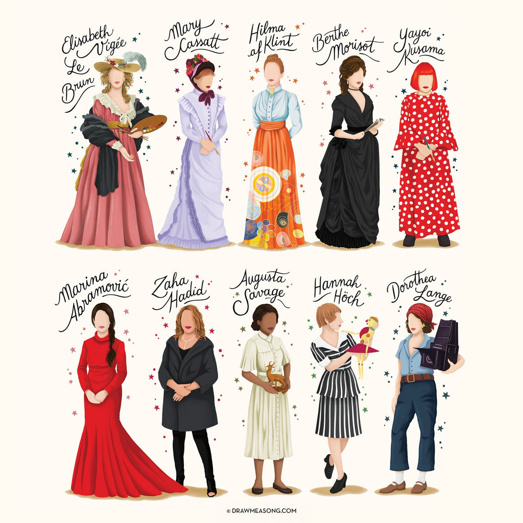 Women of the Arts Print - Draw Me a Song