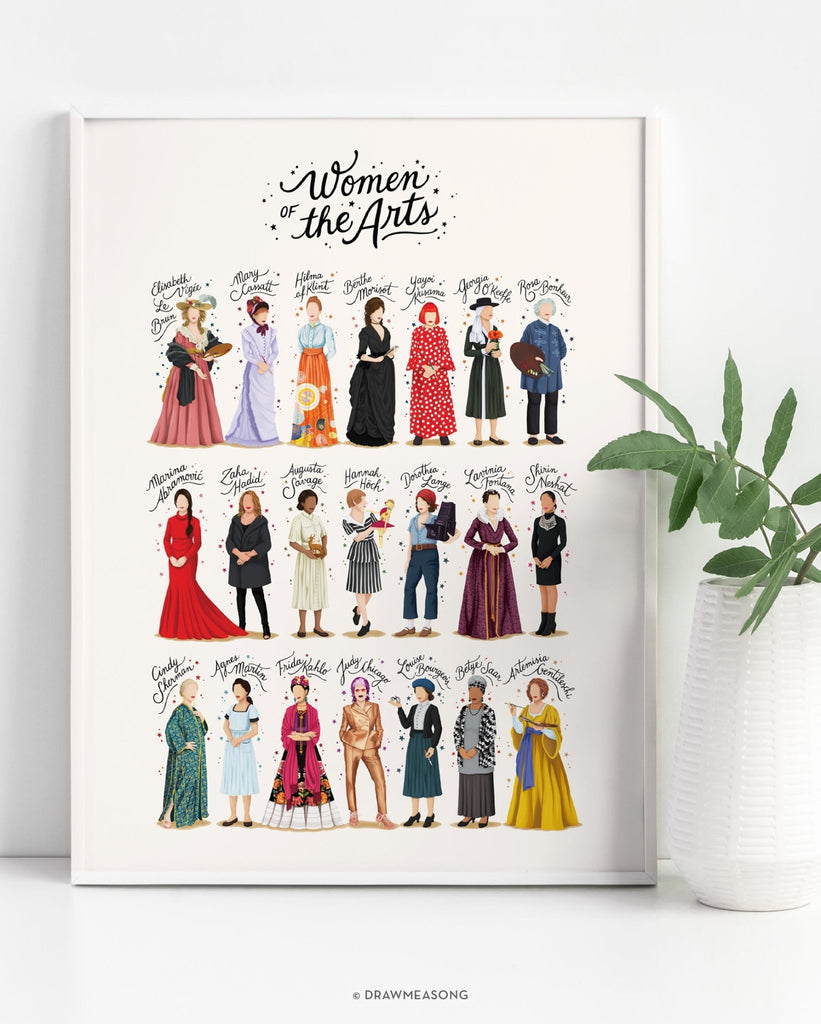Women of the Arts Print - Draw Me a Song