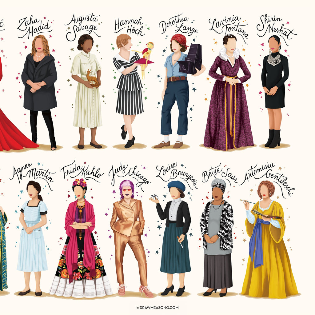 Women of the Arts Print - Draw Me a Song