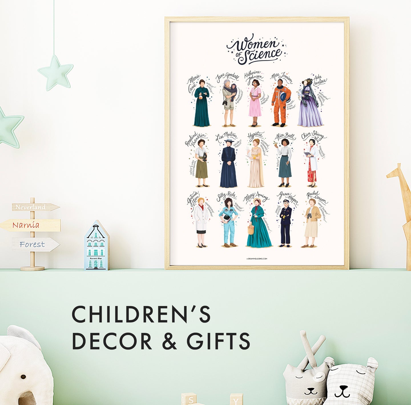 Children decor and gifts by Draw Me a Song