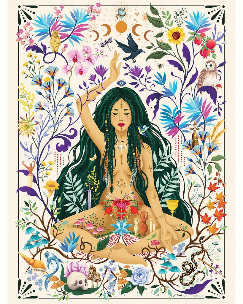Divine Feminine artwork by Nour Tohme