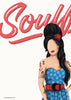 Amy Winehouse Soulful Art Print - Draw Me a Song