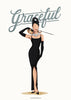 Audrey Hepburn Graceful Art Print - Draw Me a Song