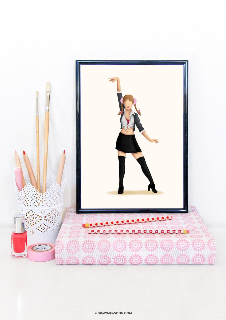 Baby One More Time Art Print - Draw Me a Song