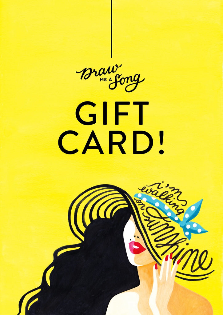 Draw Me a Song Gift Card - Draw Me a Song