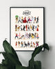 Everybody Dance Now Framed Print - Draw Me a Song