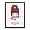 FRAMED Flawless Audrey Art Print - Draw Me a Song