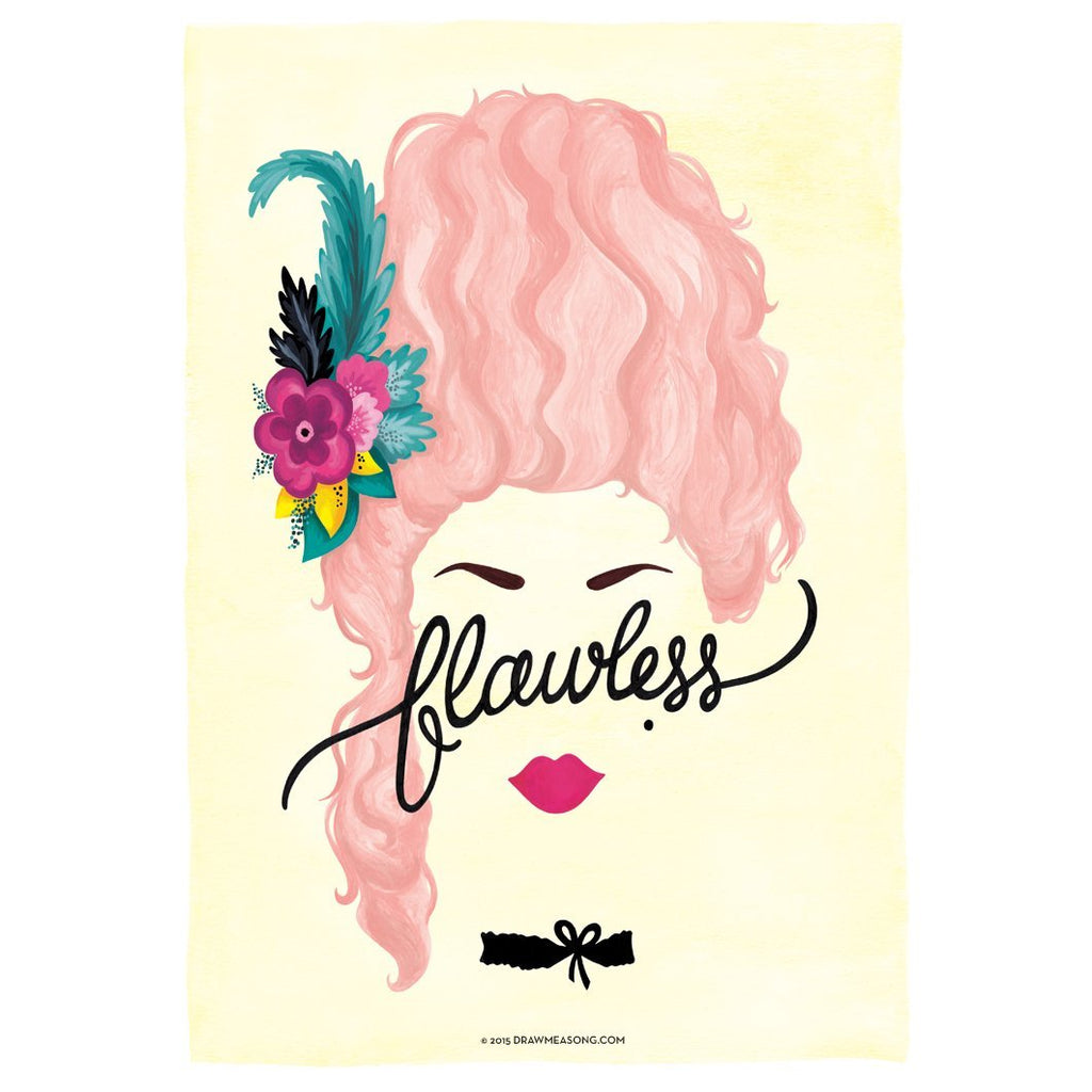 FRAMED Flawless Marie Antoinette Print - Draw Me a Song